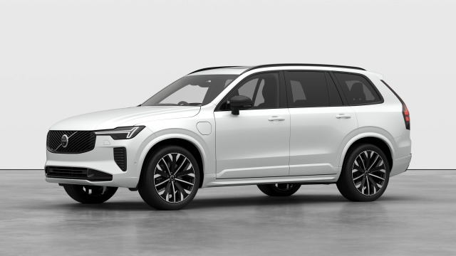Volvo XC90 T8 | 310 + 145 hp/228 + 107 kW SUV Hybrid Crystal White