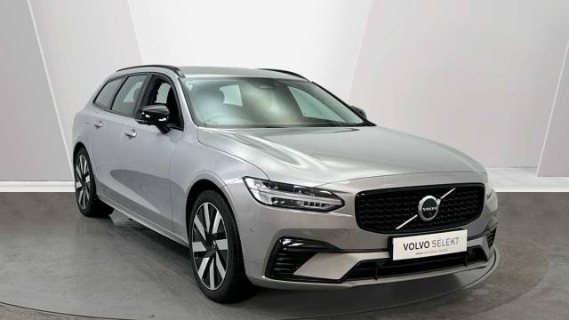 Volvo V90 2.0 T6 AWD PHEV Plus Dark Estate Petrol Silver Dawn