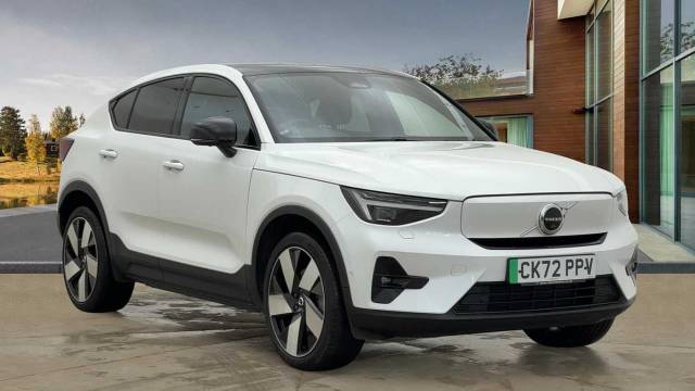 Volvo C40 Single Motor Recharge Ultimate 4x4 vehicle Electric Crystal White