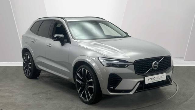 Volvo XC60 2.0 T8 AWD PHEV Recharge Ultimate Dark 4x4 vehicle Petrol Silver Dawn