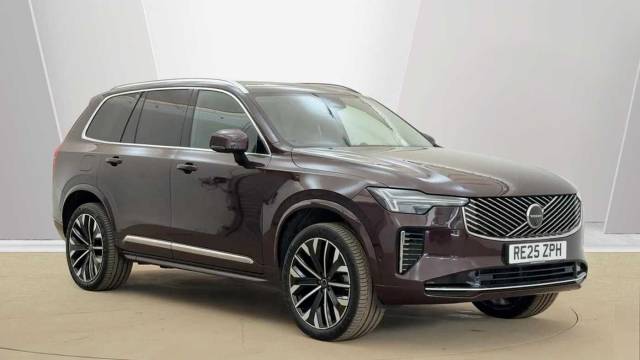 Volvo XC90 2.0 B5 AWD Mild Hybrid Petrol Ultra Bright 4x4 vehicle Petrol Mulberry Red