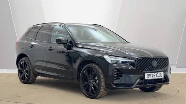 Volvo XC60 2.0 T6 AWD PHEV Recharge Black Edition Plus 4x4 vehicle Petrol Onyx Black