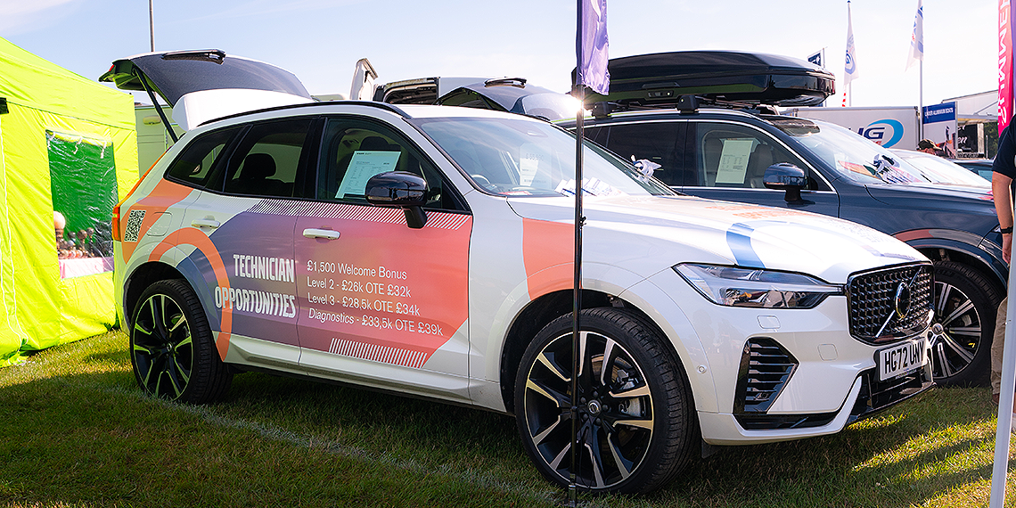 New Forest Show 2023 Volvo Cars Poole stand